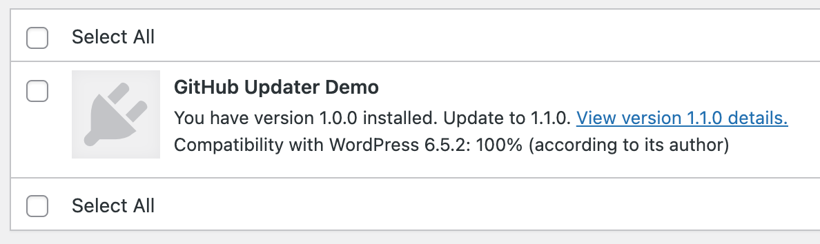 How to enable WordPress to update your custom plugin hosted on GitHub