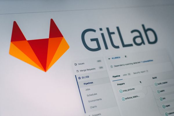 Screenshot of GitLab repository.